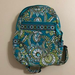 Vera Bradley RETIRED Peacock Mini Backpack